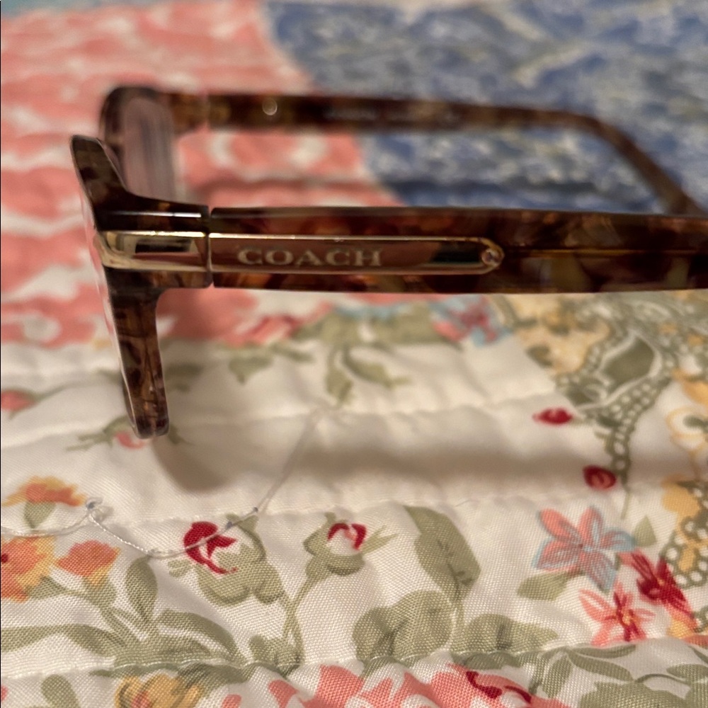 Coach Tortoise Shell Glasses - Picture 2 of 3